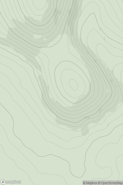 Thumbnail image for White Hill [Tomintoul to Banff] [NJ573445] showing contour plot for surrounding peak